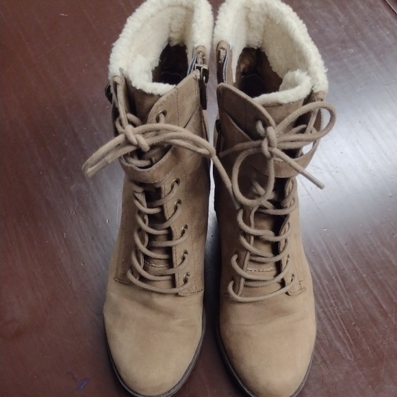 Women's Y2K Tan Ankle Boots - Picture 3 of 13